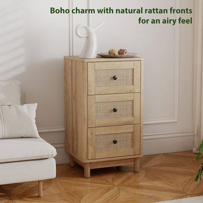 3 Drawer Chest of Drawers, Storage Unit for Living Room, Oak