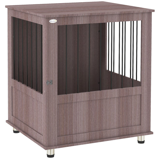 Dog Crate Kennel Cage for Small Dog, Indoor End Table, Purple