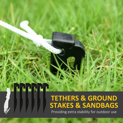 7.5ft Christmas Inflatables Gingerbread Man with Candy Cane LED Lights