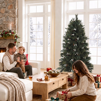 5ft Artificial Christmas Tree with 490 Branch Tips for Holiday Decor