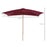 3m x 2m Wood Wooden Garden Parasol Sun Shade Patio Outdoor Umbrella Canopy New (Wine Red)