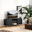 Modern TV Stand Cabinet with Storage for Living Room, Black