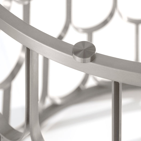 Pino 6-8 Seat Silver Dining Table