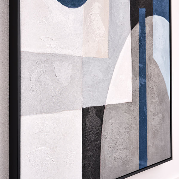 Blue Notes Two - Hand-Painted Wall Art
