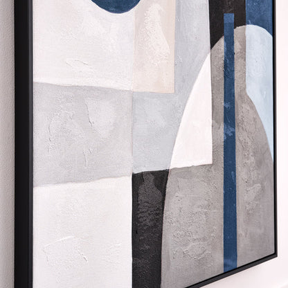 Blue Notes Two - Hand-Painted Wall Art
