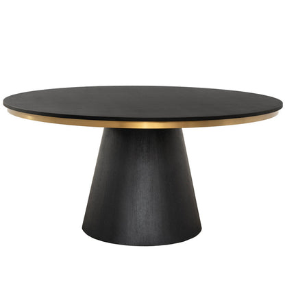 Brewster 6-8 Seat Black Dining Table