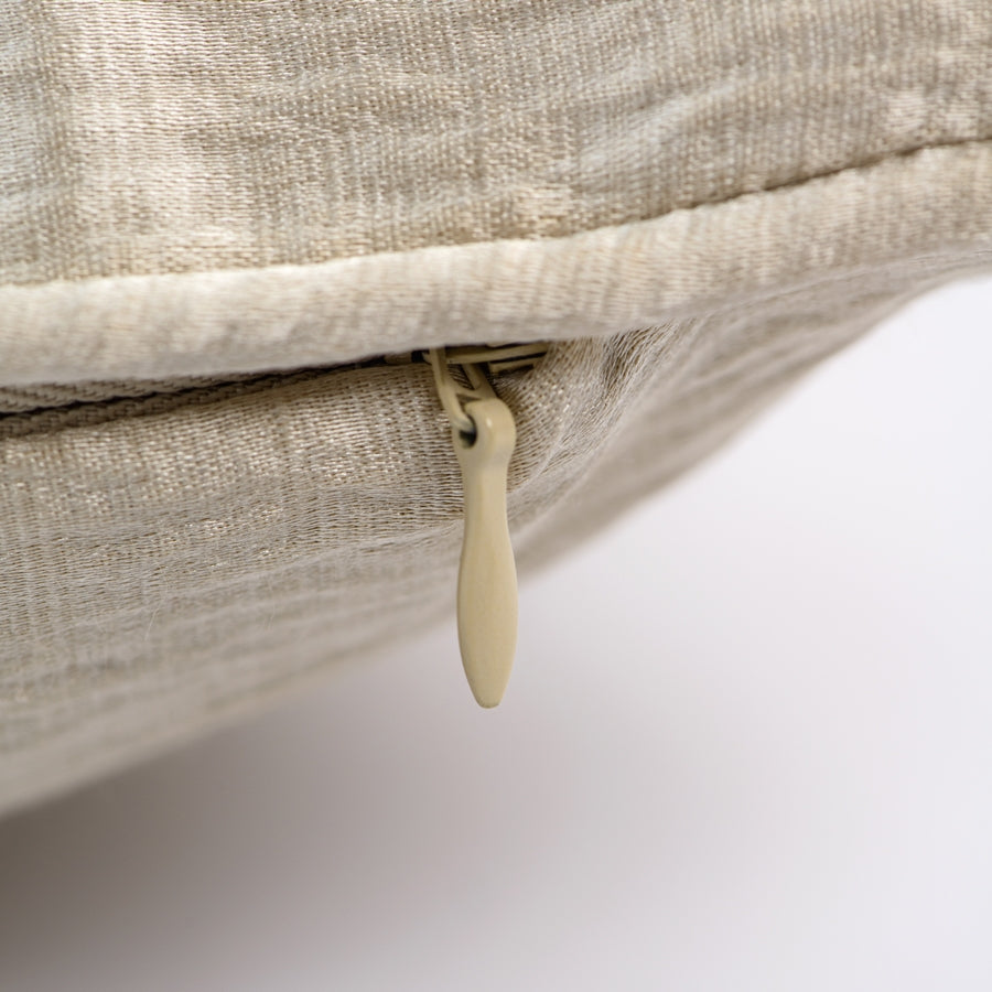 Taupe Shimmer Rectangular Cushion