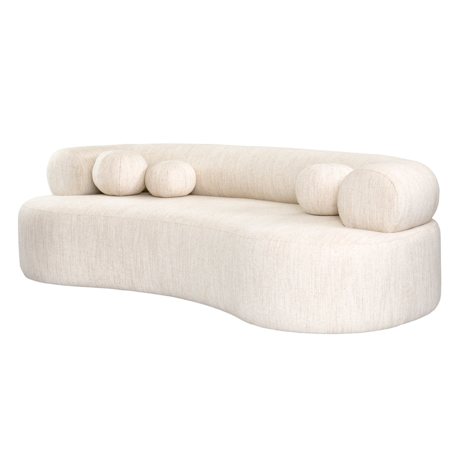 Rolls Three Seat Sofa Natural Linen