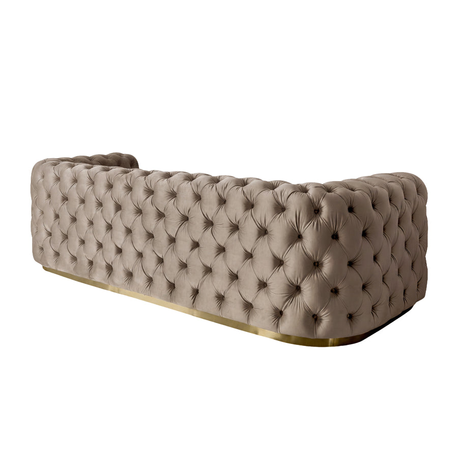 Frankfurt Three Seat Sofa – Taupe