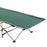 Single Person Camping Folding Cot Outdoor Patio Portable Military Sleeping Bed Travel Guest Leisure Fishing with Carry Bag, Green