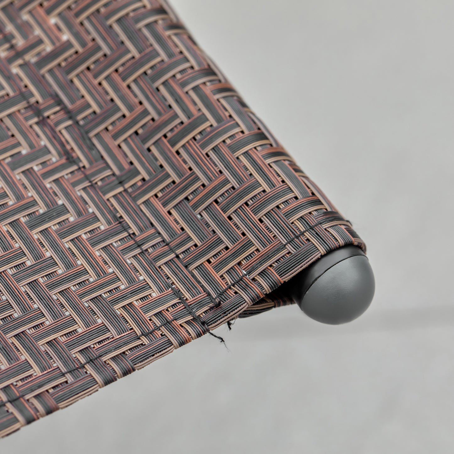 Rocking Chair Zero Gravity Rocking Lounge Chair Rattan Effect Patio Rocker w/ Removable Pillow Recliner Seat Breathable Texteline - Brown