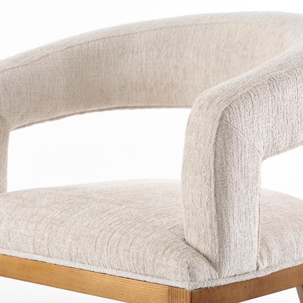 Madison Dining Chair – Light taupe – Chestnut
