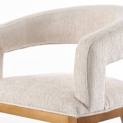 Madison Dining Chair – Light taupe – Chestnut