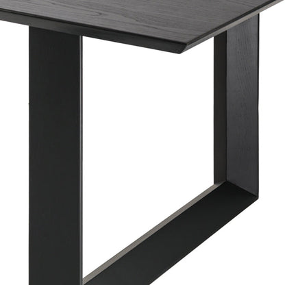 Rocco Black Dining Table and 6 Hatfield Calico Chairs