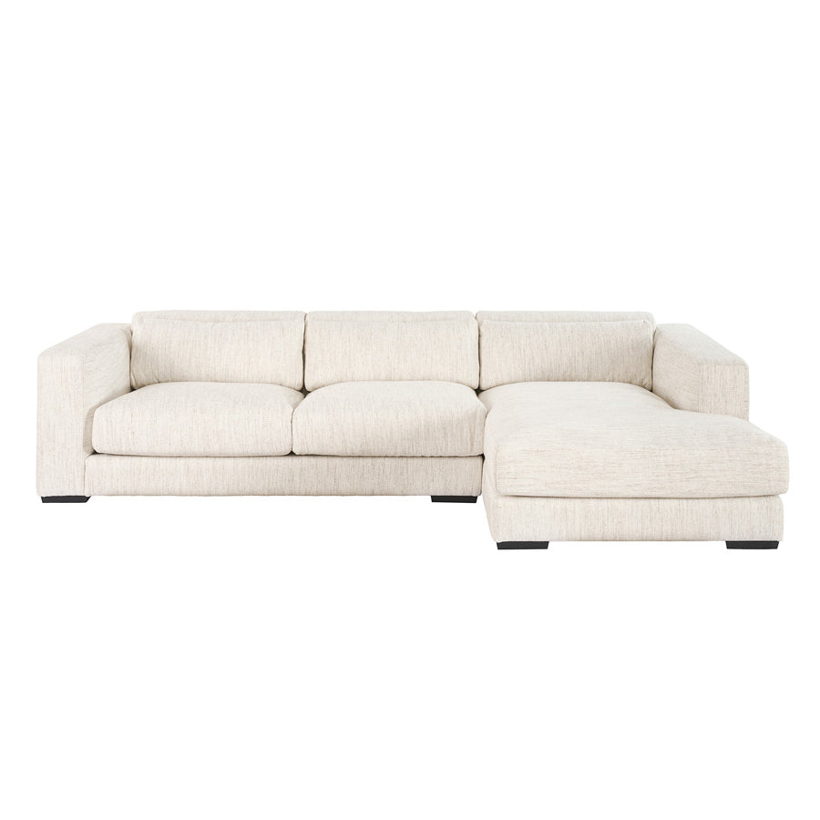 Dolce Corner Sofa Right Hand Natural Linen
