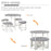 Modern Round Dining Table Set with 4 Upholstered Stools for Dining Room, Kitchen, Dinette