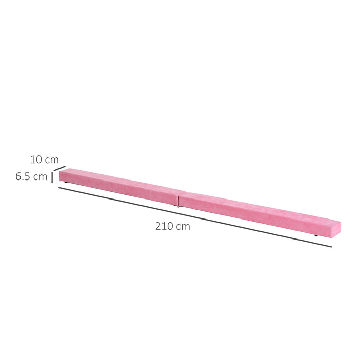 Balance Beam Trainer, 2.1 m-Pink