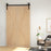 4FT/122CM Bi-Folding Sliding Barn Door Hardware Kit Sliding Door Kit