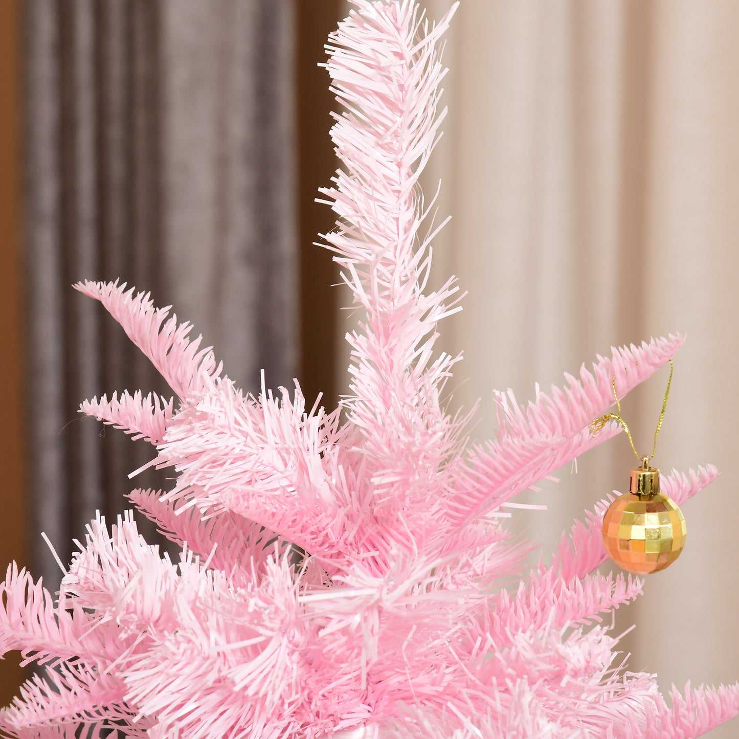 5FT Artificial Christmas Tree w/ Automatic Open for Home Party Pink