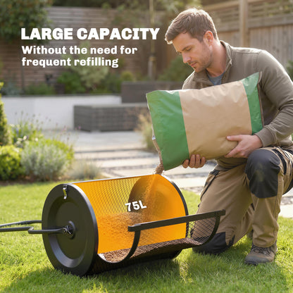 Compost Spreader, 20" Peat Moss Spreader