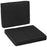 2 Piece Cushion 1 Seat Cushion 1 Back Pad for Rattan Sofa Chair, Indoor and Outdoor Use, Black