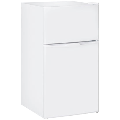 88L Small Fridge Freezer with 5-Setting Thermostat, Inner Light