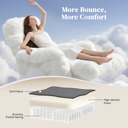 Power Lift Recliner Chair, Reclining Chair with Massage, Light Grey