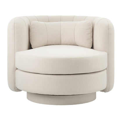 Calvin Swivel Armchair - Calico