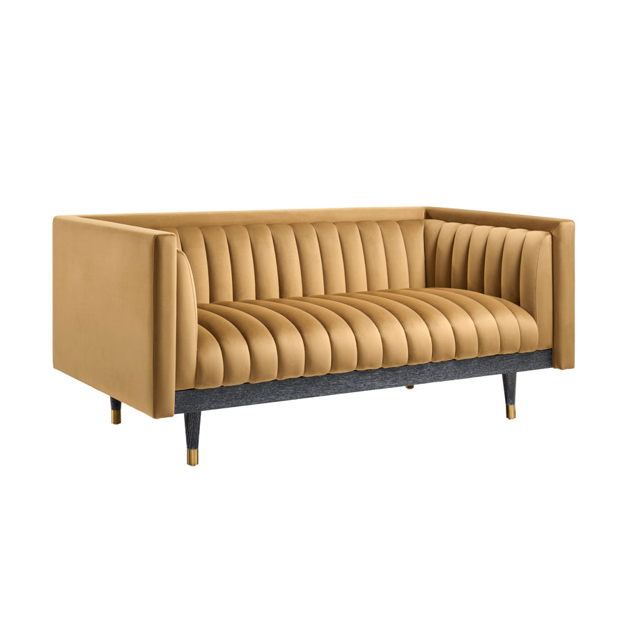 Metz Two Seat Sofa - Camel