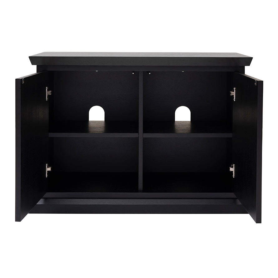Sia Black Media Sideboard