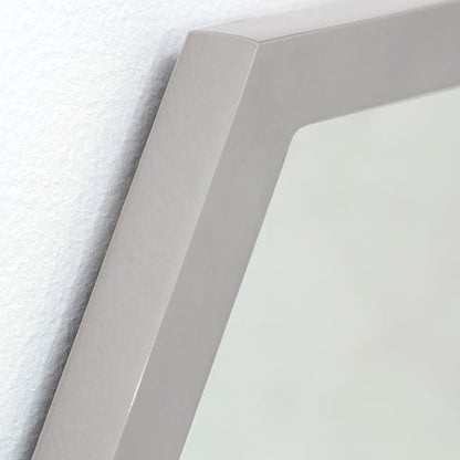 Alveare Brushed Chrome Wall Mirror