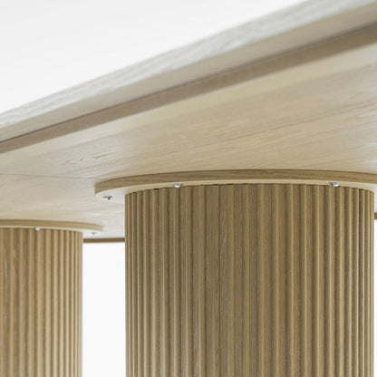 Ophelia Washed Grey  XL Dining Table