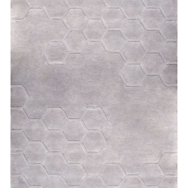 Alveare Silver Rug
