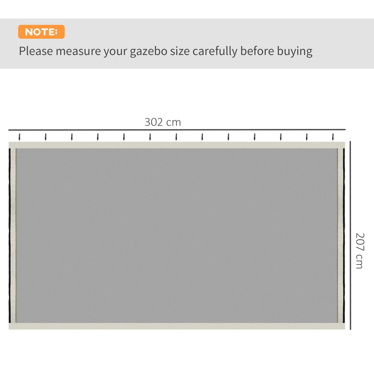 Gazebo Mosquito Netting