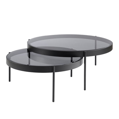 Orion Black Nesting Coffee Tables
