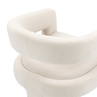 Santini Dining Chair – Ivory Borg