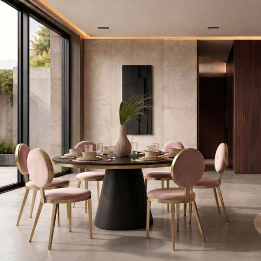 Ravello Dining Chair - Blush Pink