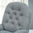 Accent Chair with Water-Repellent Chenille Fabric