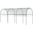 Tunnel Tomato Greenhouse with 4 Hoops and Top Tap, Pointed Bottom and Guy Ropes, Clear