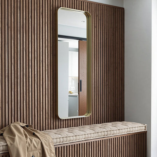 Alana Rectangular Dressing Mirror – Brass
