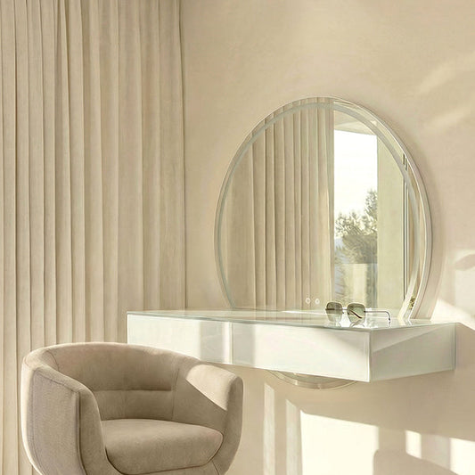 Alba Dressing Table With Illuminated Mirror