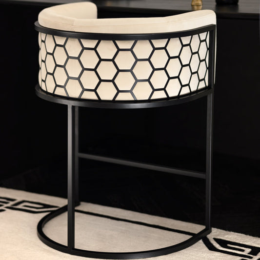 Alveare Counter Stool Black - Chalk