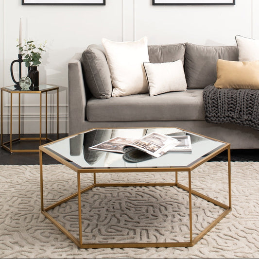 Alveare Brass  Coffee Table