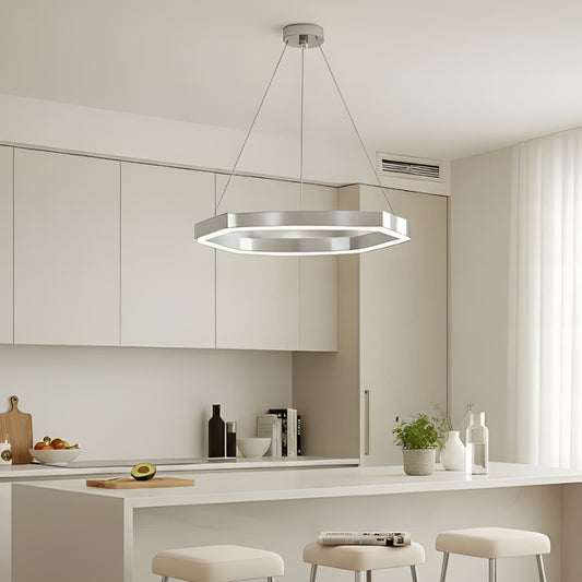 Alveare Chrome LED Pendant Light