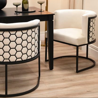 Alveare Dining Chair Black – Chalk