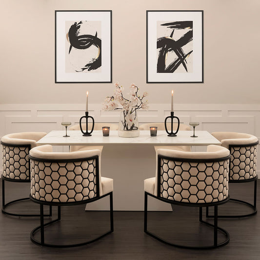 Alveare Dining Chair Black – Chalk