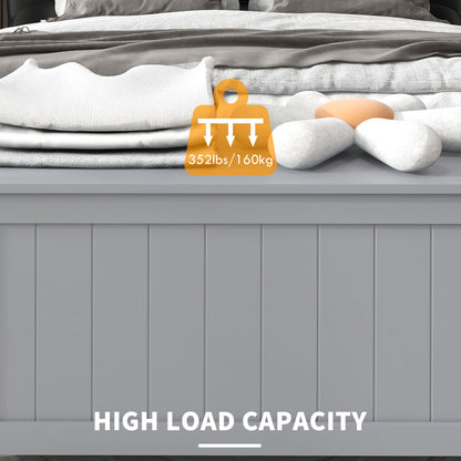 Storage Chest with 2 Safety Hinges, Storage Bench for Living Room