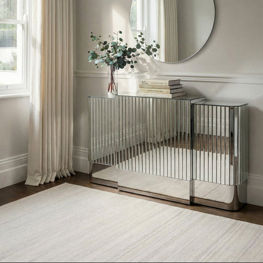 Anastasia Adjustable Mirrored Radiator Cover
