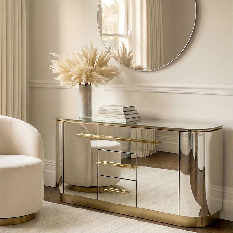 Anastasia Sideboard with Brass Details