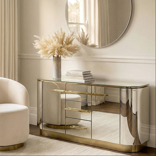 Anastasia Sideboard with Brass Details